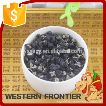 China QingHai orgânico liofilizado preto goji berry